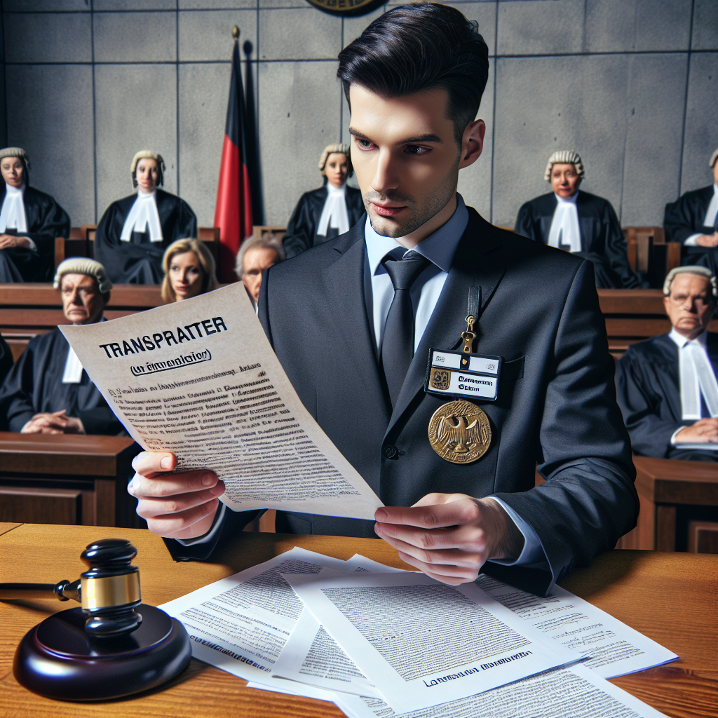 Rola tłumacza przysięgłego niemieckiego w oficjalnych procedurach