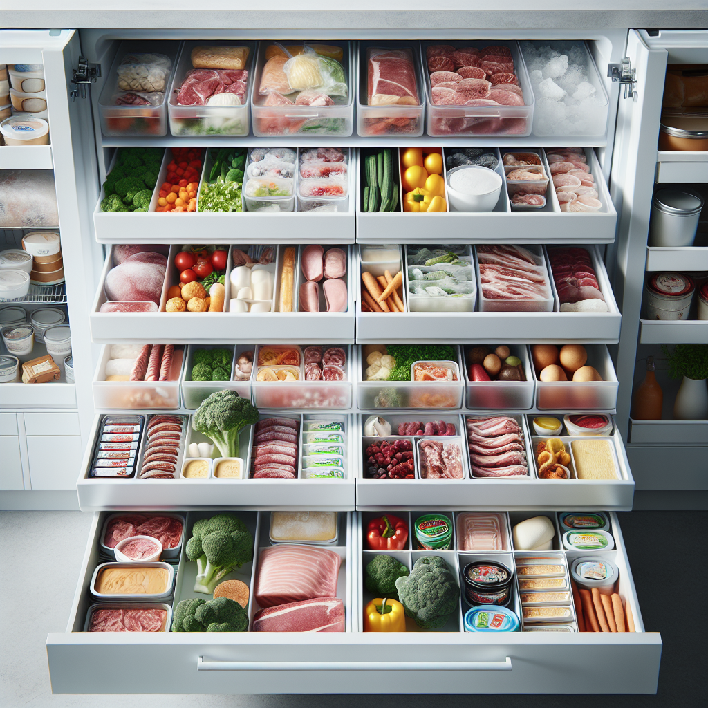 Jak zamrażarka szufladowa pomaga w organizacji mrożonek?