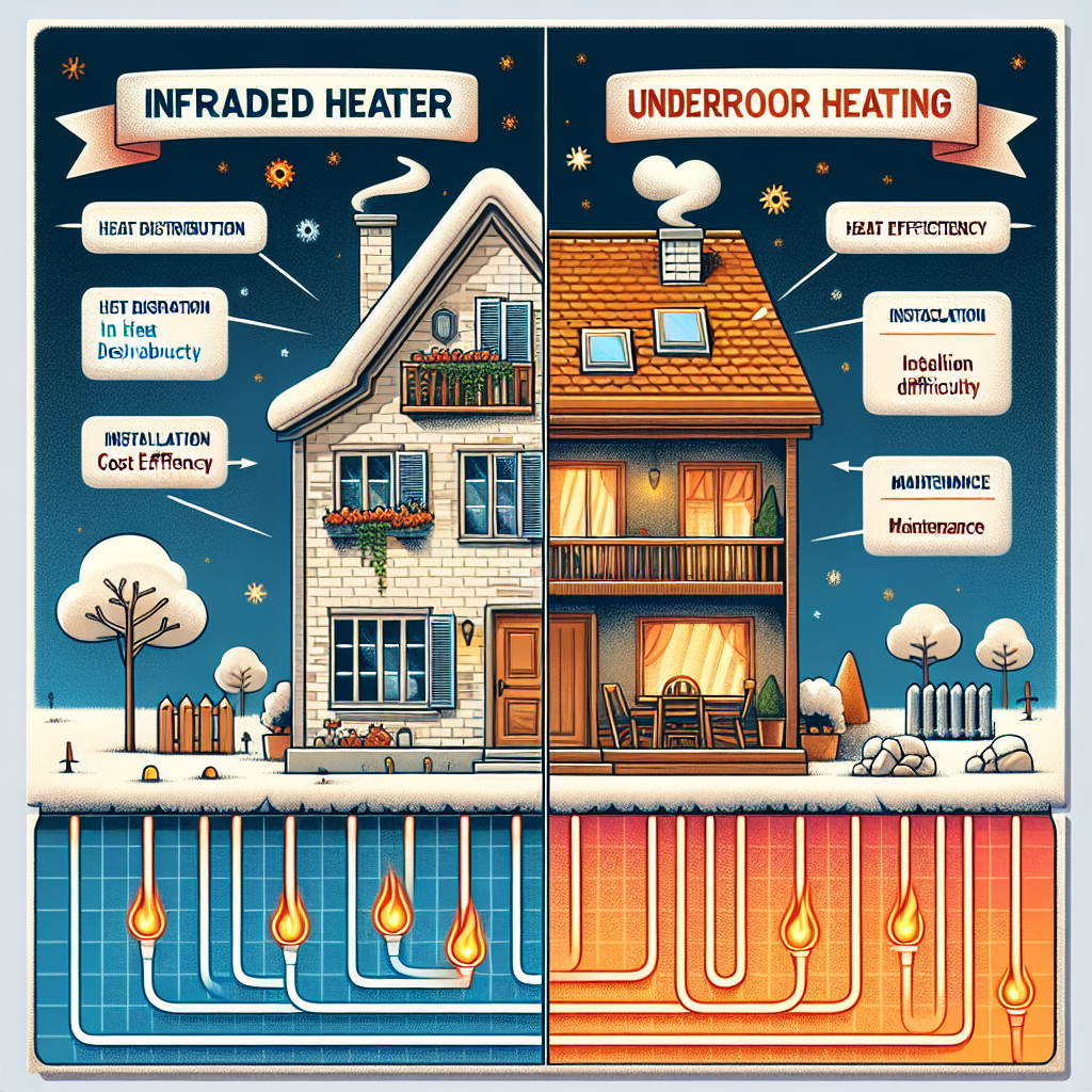 Jakie są zalety grzejnika infrared w porównaniu z ogrzewaniem podłogowym?