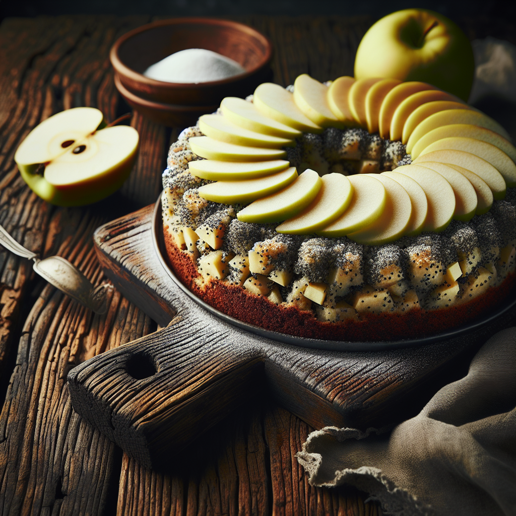 Przepis na makowiec z jabłkiem – proste ciasto do zrobienia w domu